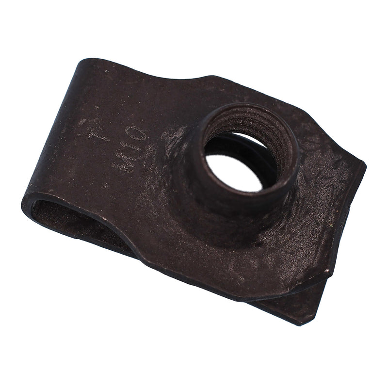M10-1.5 Extruded U-Nut, Panel 1.0mm-6.0mm, 19mm Ctr Hole Edge
