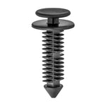 11/32"x1-1/8" Black Nylon Seat Back Panel Fir Tree Retainer, 5/8" Head