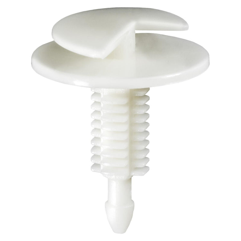 5/16"x15/16" White Nylon Trim Panel Fir Tree Retainer, 15/16" Head
