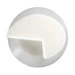 5/16"x11/16" White Nylon Door Trim Fir Tree Retainer Amc, 15/16" Head