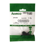 9/32"x1/2" Black Nylon Mud Shield Retainer, 3/4" Head