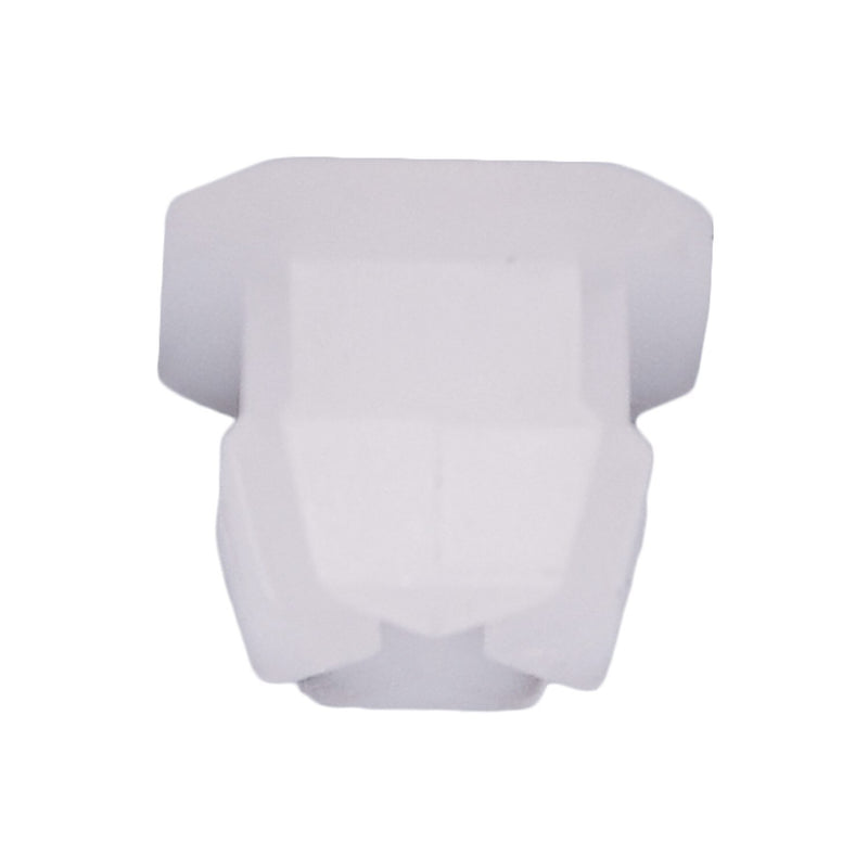 #8 White Nylon Screw Nut, #6