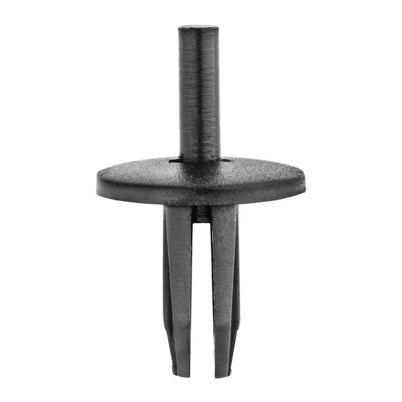 1/4"x5/8" Black Push-Type Retainer, 11/16" Head