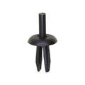 1/4"x5/8" Black Fender Shield Push-Type Retainer, 19/32" Head