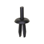 1/4"x5/8" Black Fender Shield Push-Type Retainer, 19/32" Head