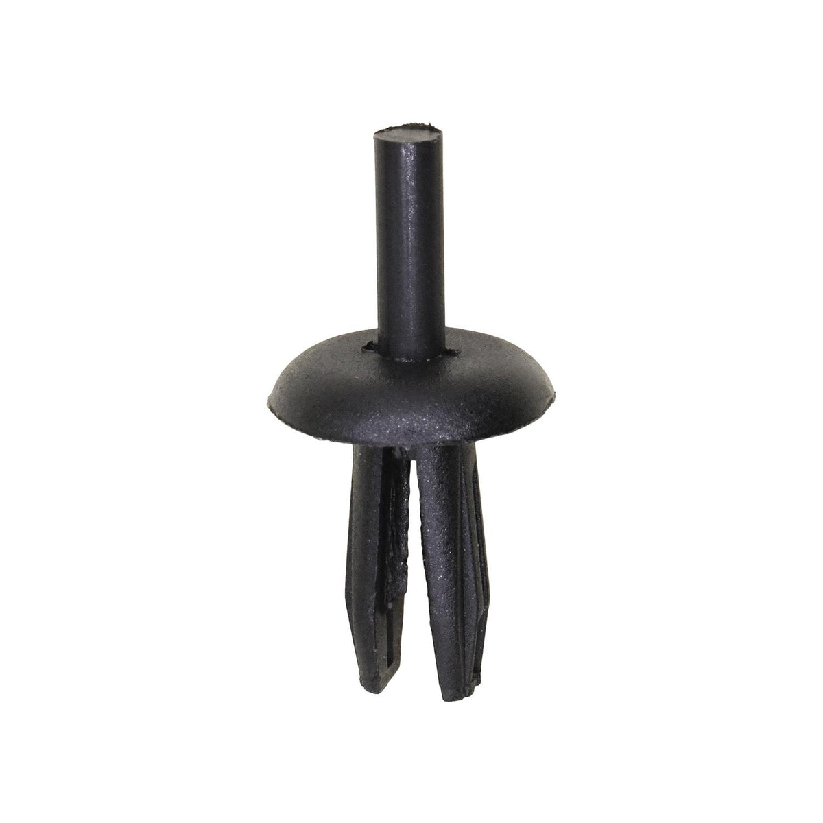 1/4"x5/8" Black Fender Shield Push-Type Retainer, 19/32" Head