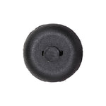 1/4"x5/8" Black Fender Shield Push-Type Retainer, 19/32" Head