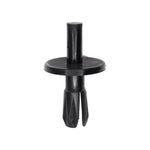 1/4"x11/16" Black Grille To Metal Push-Type Retainer, 3/4" Head