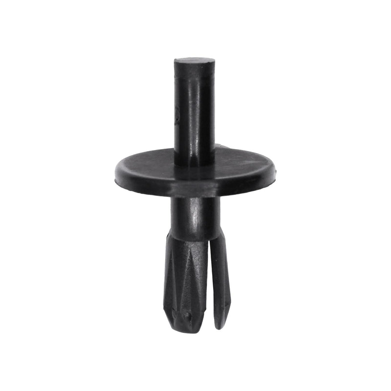 1/4"x11/16" Black Grille To Metal Push-Type Retainer, 3/4" Head