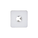 1/4" Nylon License Plate Nut, 0.600" Head, #14, 0.370" Overall Length