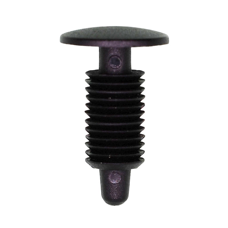 9/32"x3/4" Black Nylon Trim Panel Retainer, 1/2" Head