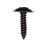 #8x3/4" Phillips Oval Head SEMS Tapping Screw, Type A/AB, Black Phosphate