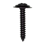 #8x1" Phillips Oval Head SEMS Tapping Screw, Type A/AB, Black Phosphate