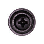 #8x1" Phillips Oval Head SEMS Tapping Screw, Type A/AB, Black Phosphate