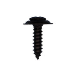 #10x3/4" Phillips Oval Head SEMS Tapping Screw, Type A/AB, Black Phosphate