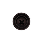 #10x3/4" Phillips Oval Head SEMS Tapping Screw, Type A/AB, Black Phosphate