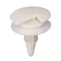 5/16"x3/4" White Nylon Door Trim Panel Retainer, 7/8" Head