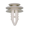 11/32"x9/16" White Nylon Interior Trim Panel Retainer, 3/4" Head