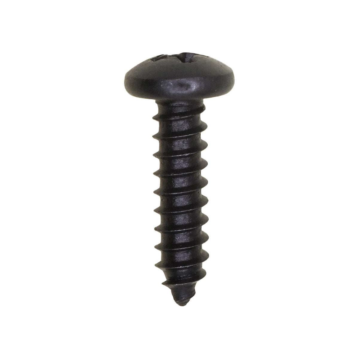 #10x3/4" Phillips Pan Head Tapping Screw, Type A/AB, Black Oxide