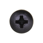 #10x3/4" Phillips Pan Head Tapping Screw, Type A/AB, Black Oxide