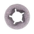 M6-1.0 Pushnut Bolt Retainer, Zinc, 12.7mm