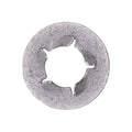 M8-1.25 Pushnut Bolt Retainer, Zinc
