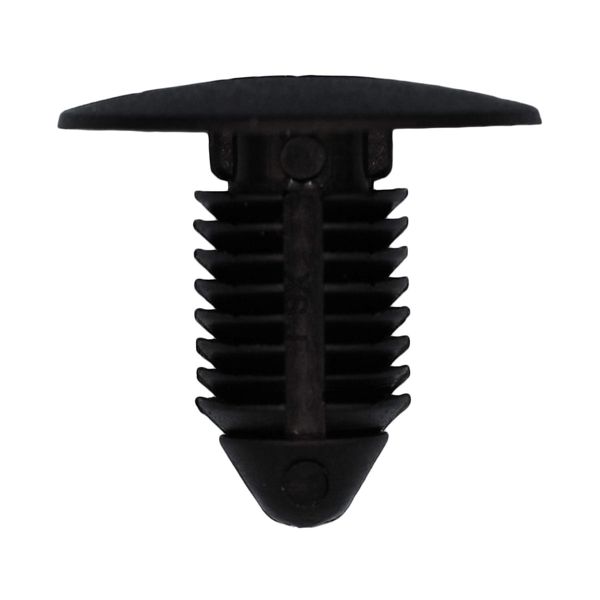 7/16"x13/16" Black Nylon Radiator Apron Panel Retainer, 1" Head