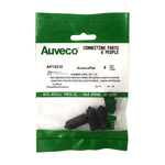 3/8" Black EPDM Rubber Vacuum Cap, 31/32" Inside Length