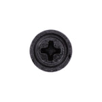#8x1/2" Phillips Truss Head Flat Washer Tapping Screw, Type A/AB, Black E-Coat