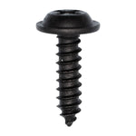 #8x5/8" Phillips Truss Head Flat Washer Tapping Screw, Type A/AB, Black E-Coat
