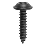 #8x3/4" Phillips Truss Head Flat Washer Tapping Screw, Type A/AB, Black E-Coat