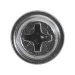 #8x1" Phillips Truss Head Flat Washer Tapping Screw, Type A/AB, Black E-Coat