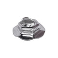 6.3mm Stud Thread Cutting Nut, 11mm Wrench, 18mm Washer, Zinc
