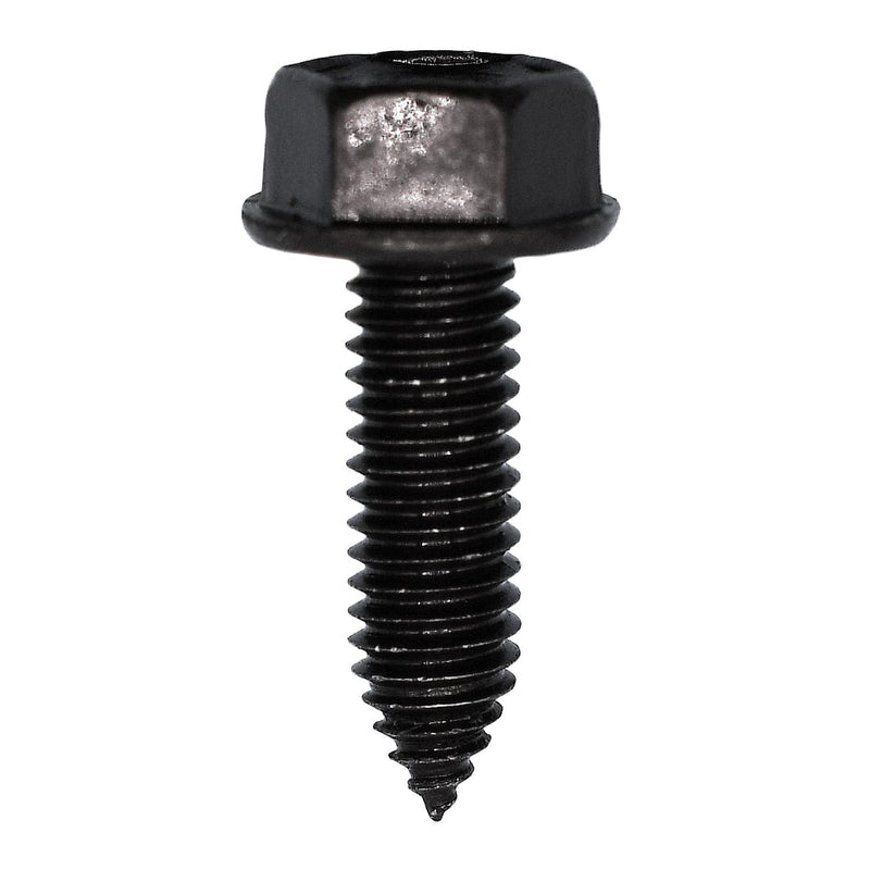 M6-1.0 Hex Washer Head Polyseal, Black Polyseal