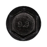 M6-1.0 Hex Washer Head Polyseal, Black Polyseal