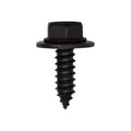 M6.3-1.81x20mm Hex Head SEMS Washer Polyseal Screw, Type A/AB, 17mm Washer, Black Polyseal