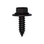 M6.3-1.81x20mm Hex Head SEMS Washer Polyseal Screw, Type A/AB, 17mm Washer, Black Polyseal