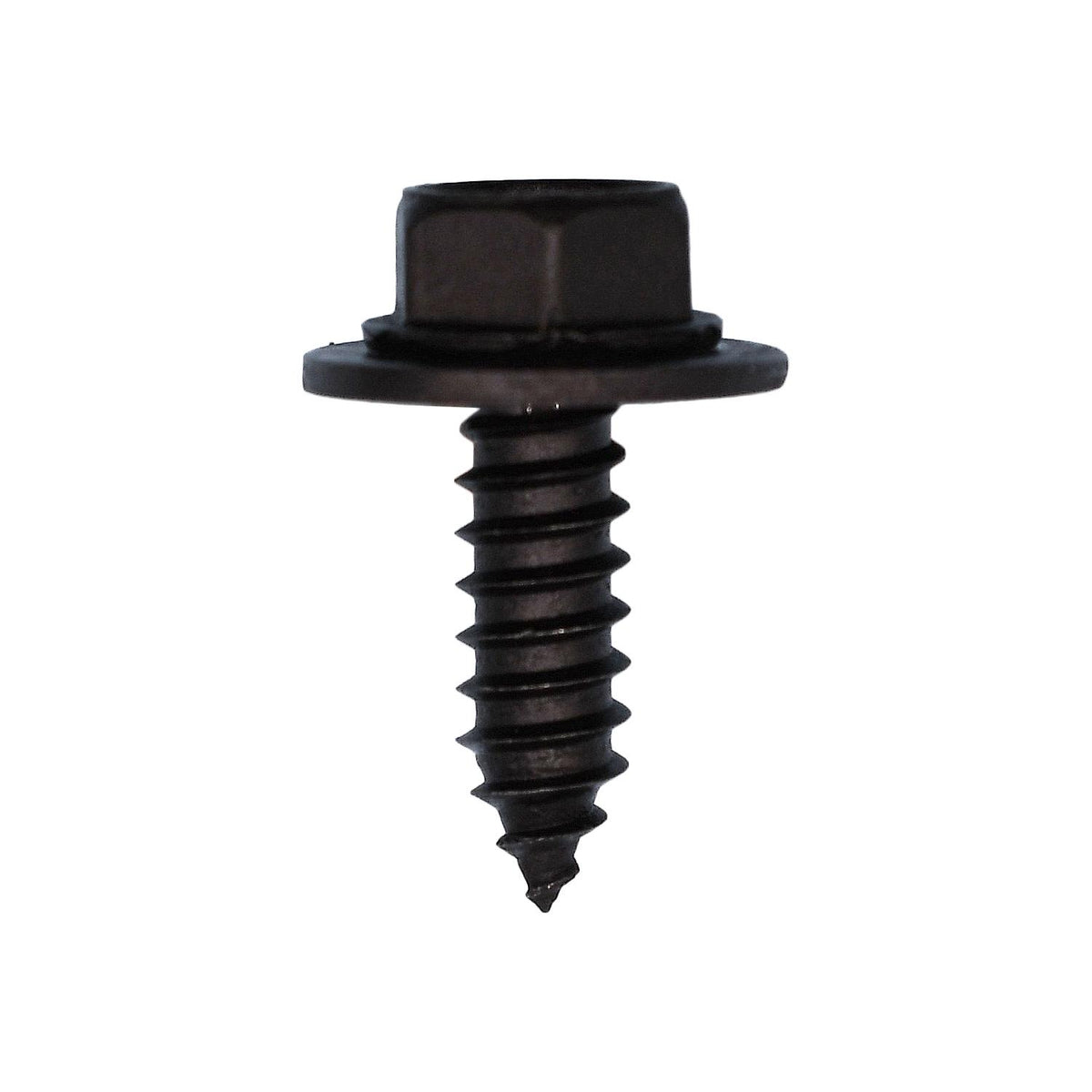M6.3-1.81x20mm Hex Head SEMS Washer Polyseal Screw, Type A/AB, 17mm Washer, Black Polyseal