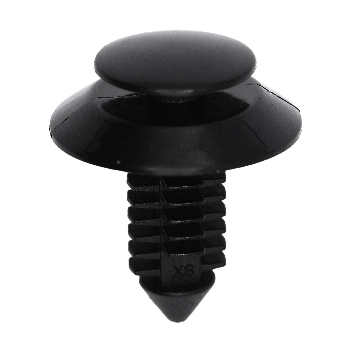 5/16"x5/8" Black Nylon Door Trim Panel Retainer, 25/32" Head