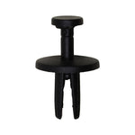 1/4"x9/16" Black Fender Mud Skirt Push-Type Retainer, 11/16" Head