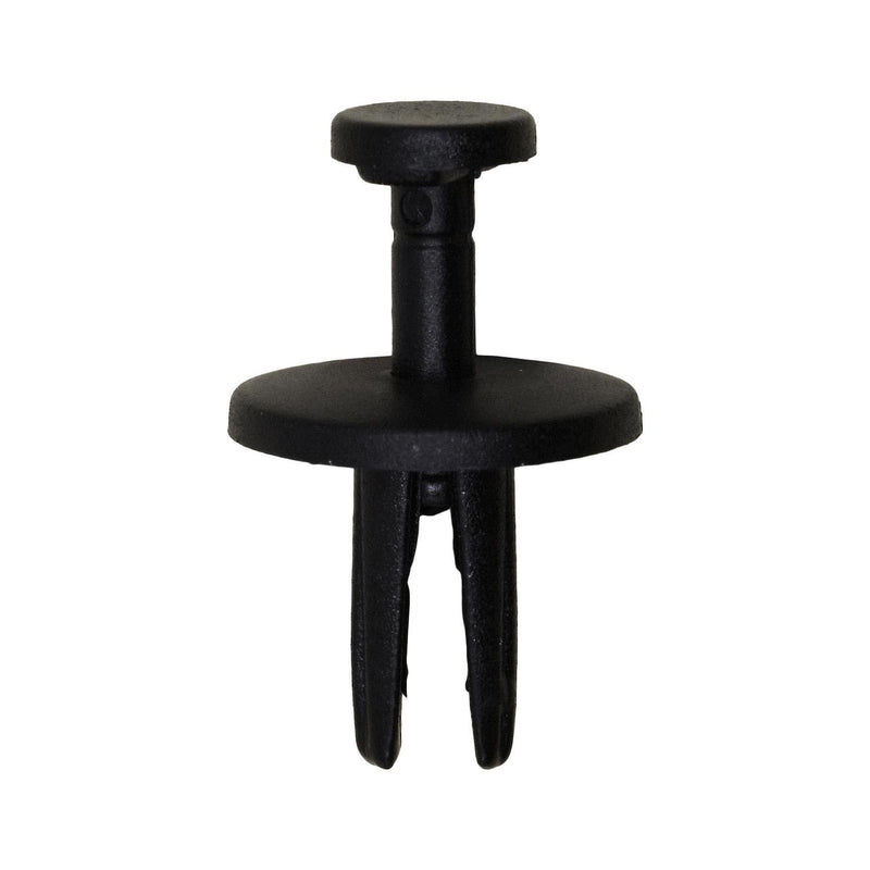 1/4"x9/16" Black Fender Mud Skirt Push-Type Retainer, 11/16" Head