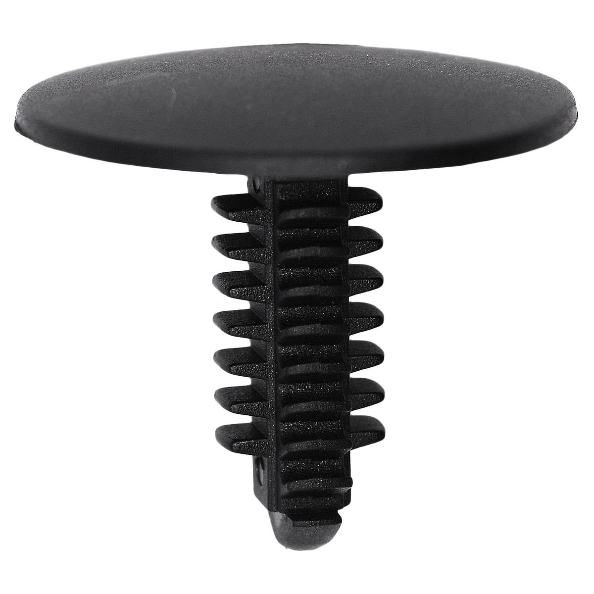 5/16"x13/16" Black Nylon Fascia To Bumper Retainer, 1" Head