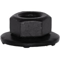 M6-1.0 Free Spinning Washer Nut, 16mm Washer, Phosphate, TOOTHED