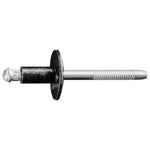 1/4" Special Rivet, 1/8"-1/4" Grip, Black Steel Body, Steel Mandrel, 3/4"