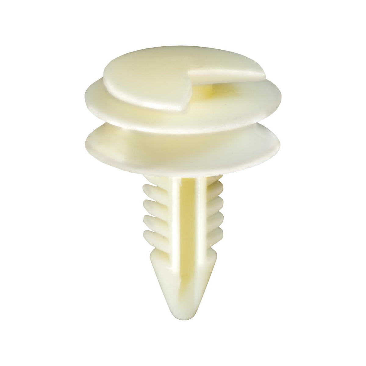 5/16"x3/4" White Nylon Door Panel Retainer, 3/4" Head