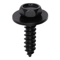 M4.2-1.41x16mm Hex Head SEMS Tapping Screw, Type A/AB, 12mm Washer, Phosphate