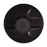 1/2"x3/4" Black Push-Type Retainer, 1" Head