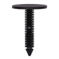 9/32"x1-7/16" Black Nylon Trim Panel Retainer, 1" Head
