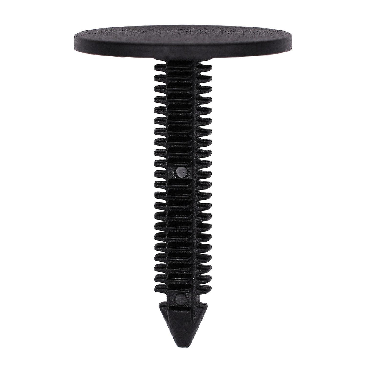 9/32"x1-7/16" Black Nylon Trim Panel Retainer, 1" Head