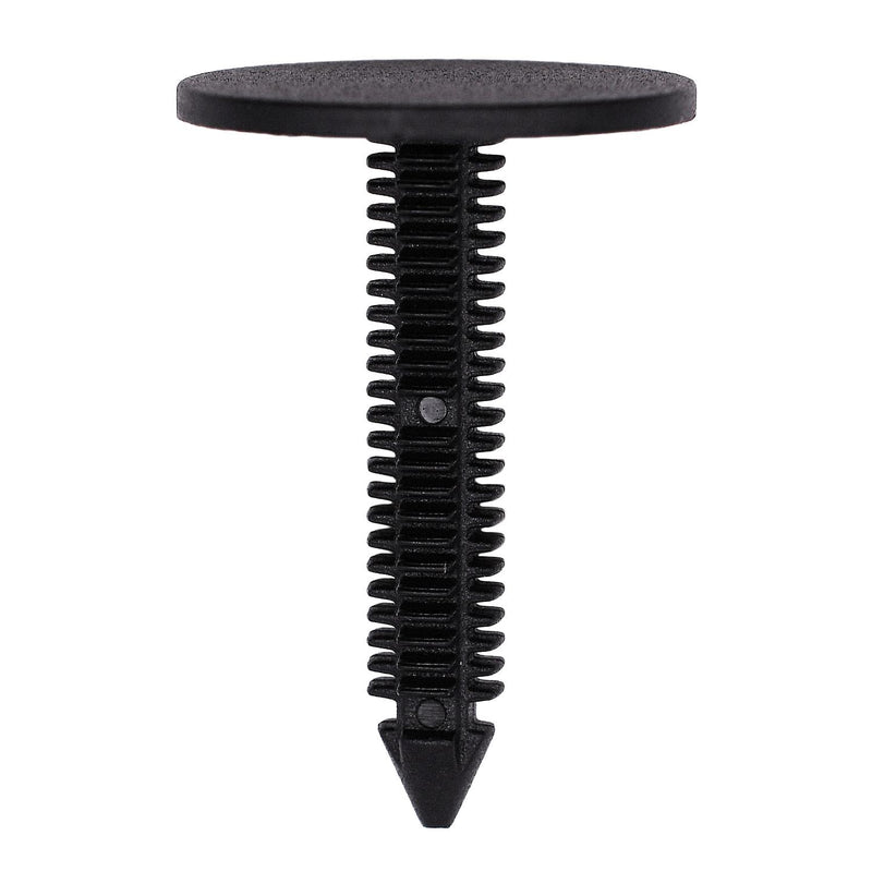 9/32"x1-7/16" Black Nylon Trim Panel Retainer, 1" Head
